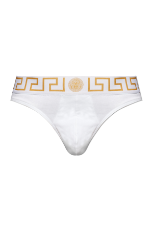 【関税込み】Versace Underwear ホワイト Swim Tシャツ Versace Thong with Medusa head | Men's Clothing | Vitkac